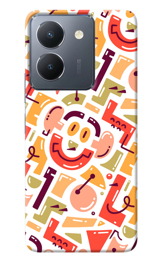 Doodle Pattern Vivo Y36 Back Cover