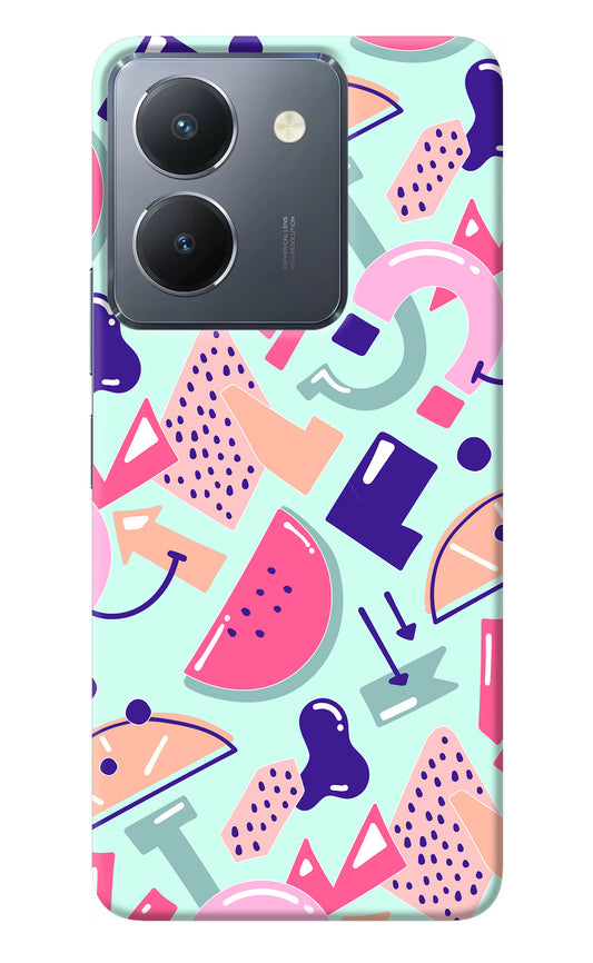 Doodle Pattern Vivo Y36 Back Cover