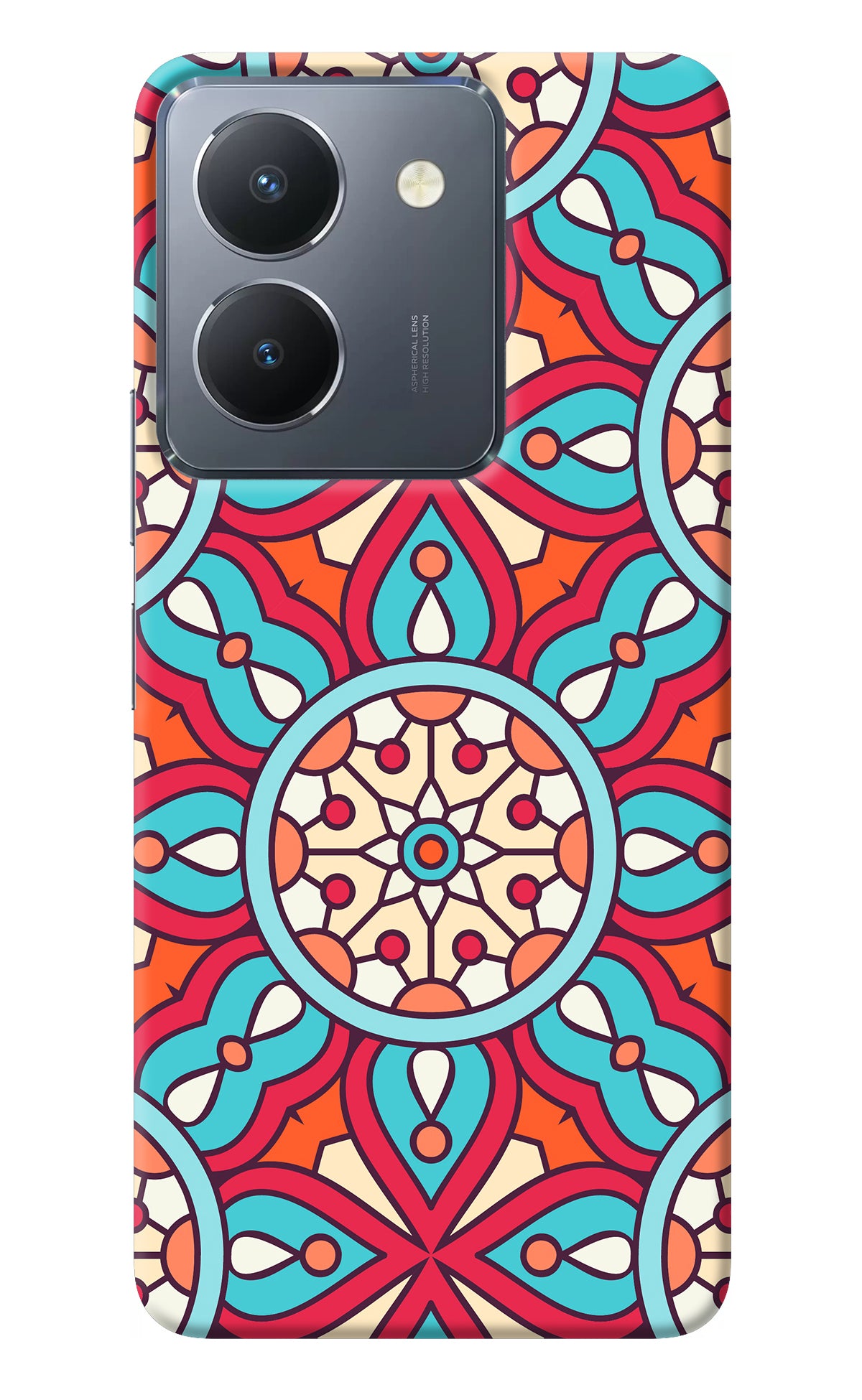 Mandala Geometric Vivo Y36 Back Cover