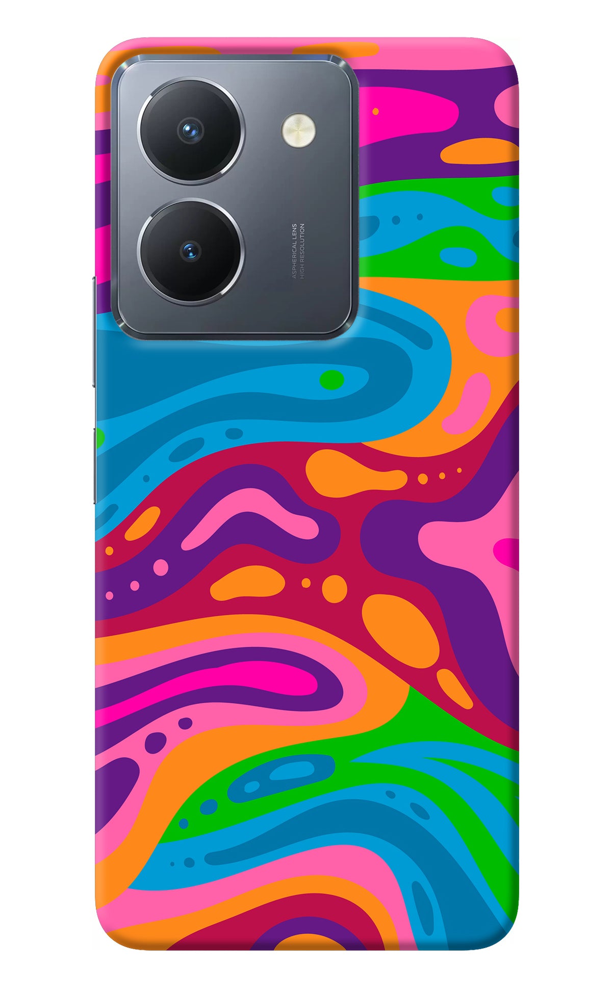 Trippy Pattern Vivo Y36 Back Cover