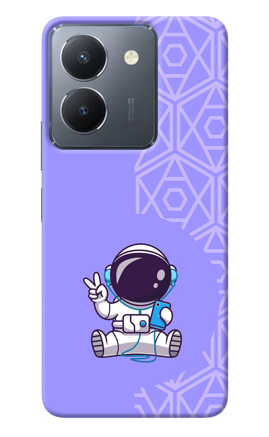 Cute Astronaut Chilling Vivo Y36 Back Cover