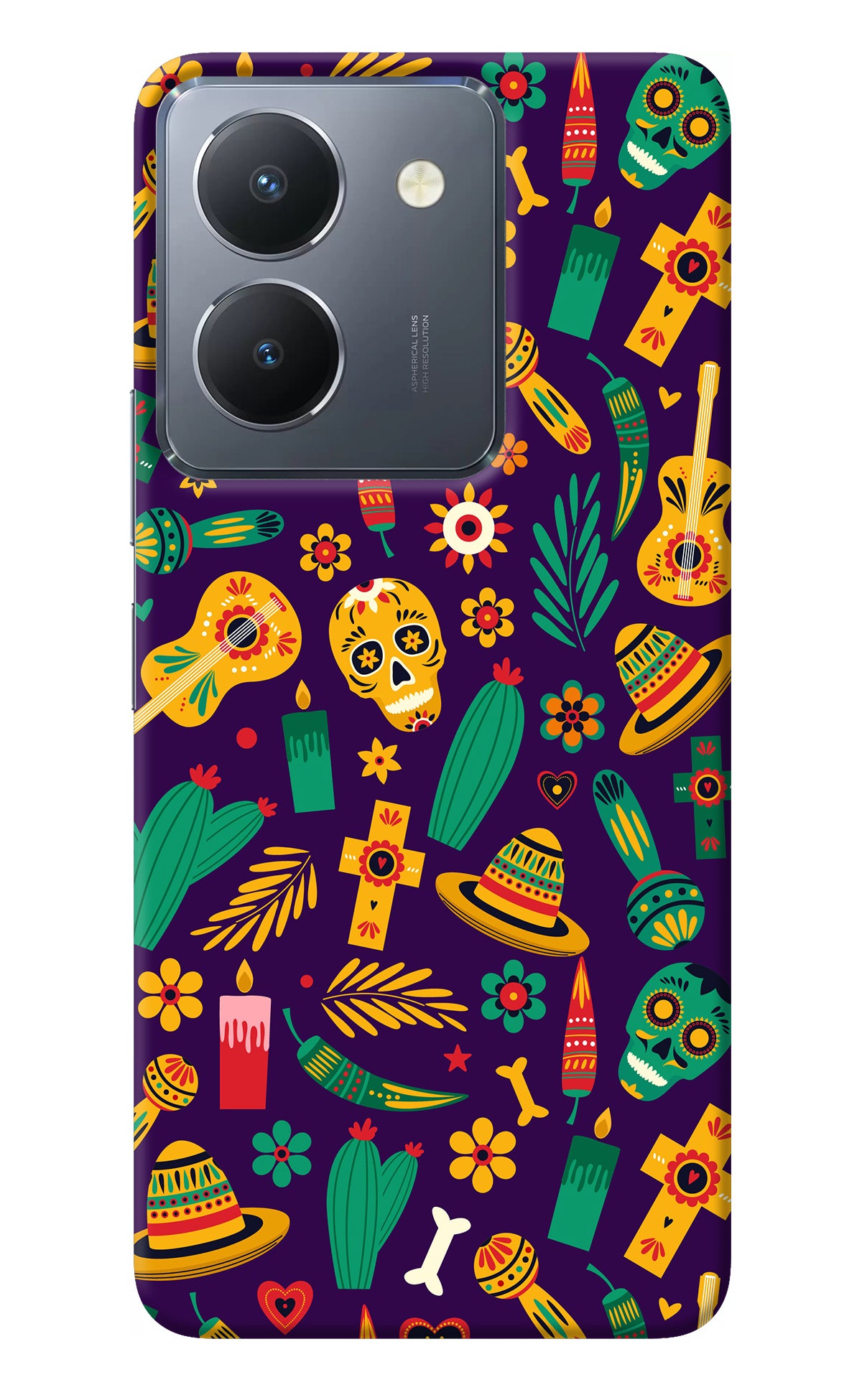 Mexican Artwork Vivo Y36 Back Cover