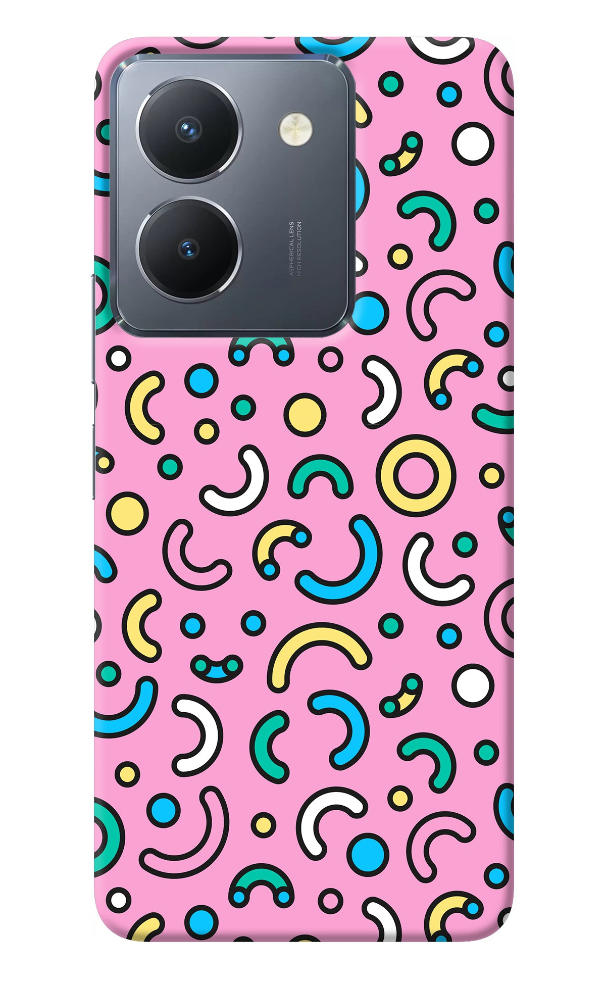 Memphis Design Vivo Y36 Back Cover