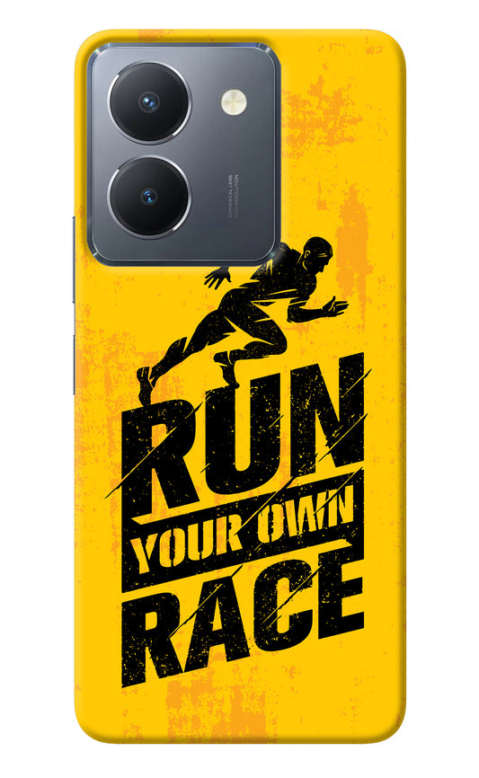 Run Your Own Race Vivo Y36 Back Cover