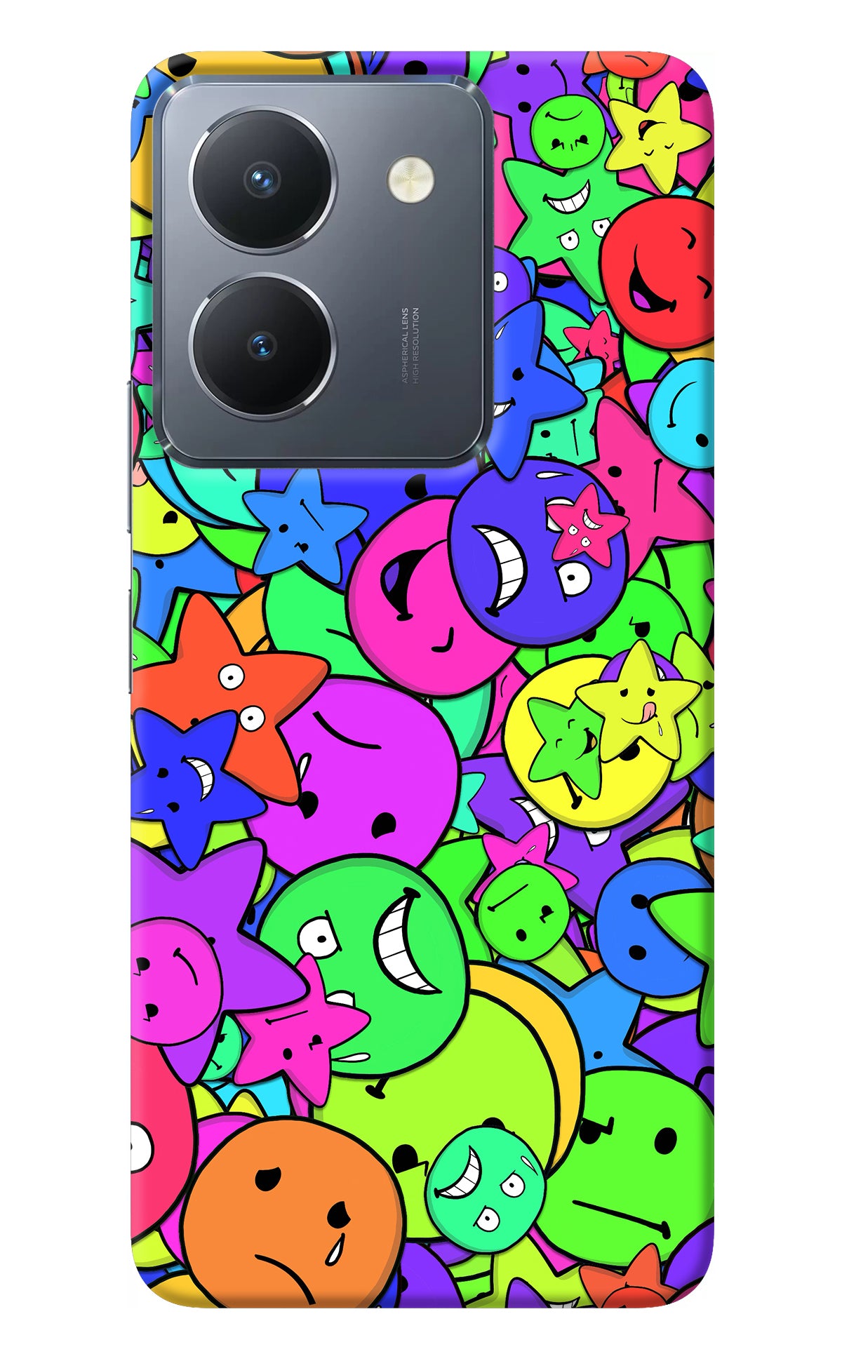 Fun Doodle Vivo Y36 Back Cover