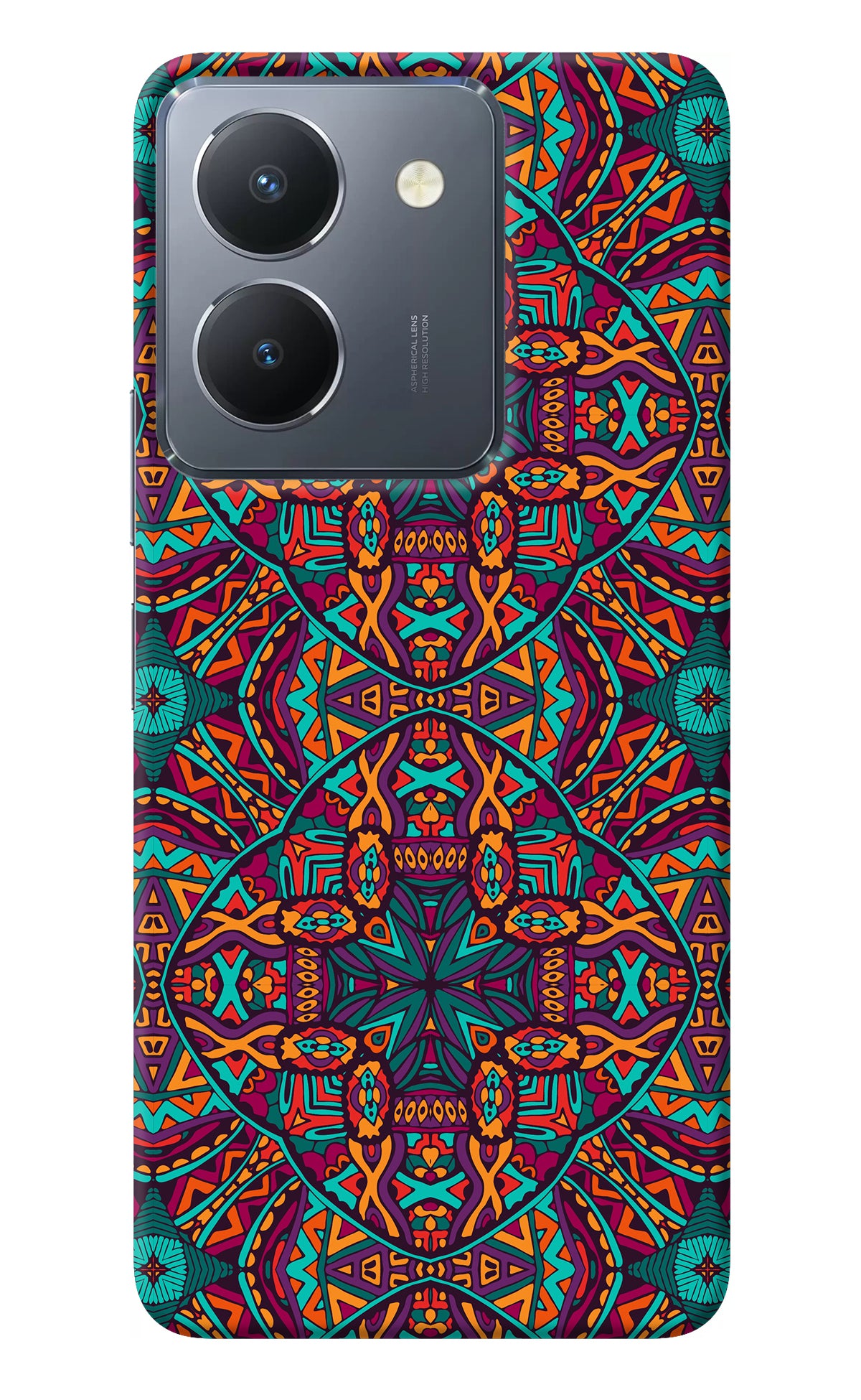 Colour Mandala Vivo Y36 Back Cover