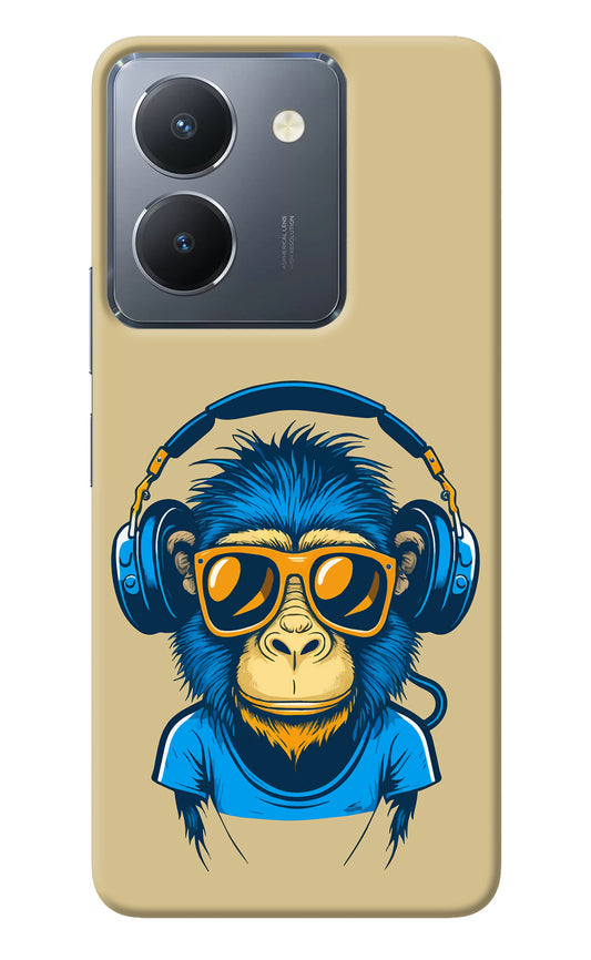 Monkey Headphone Vivo Y36 Back Cover
