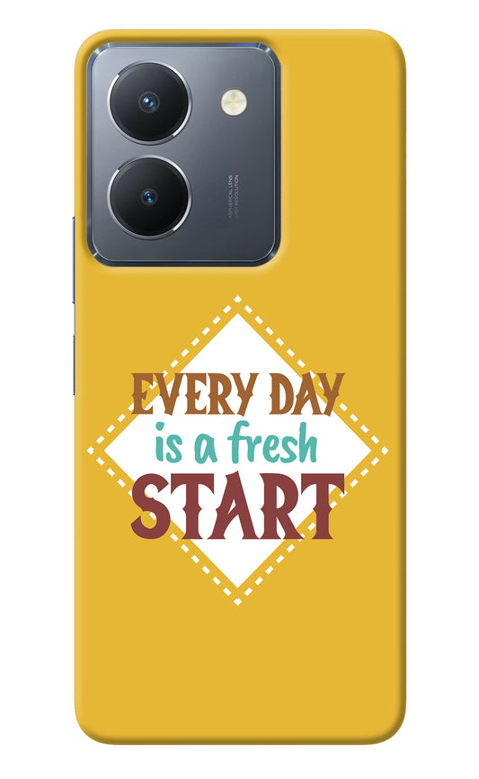 Every day is a Fresh Start Vivo Y36 Back Cover
