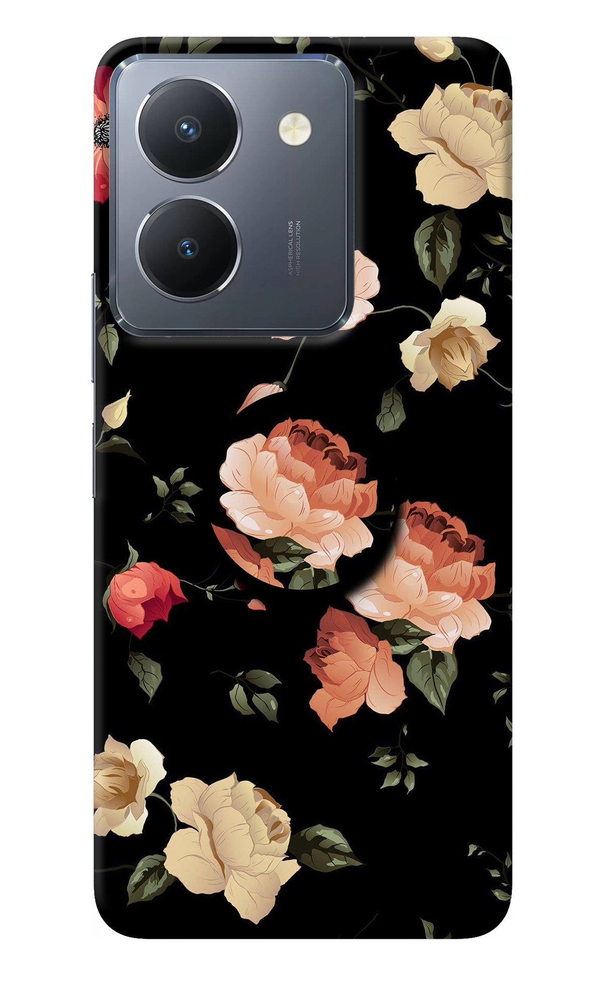 Flowers Vivo Y36 Pop Case