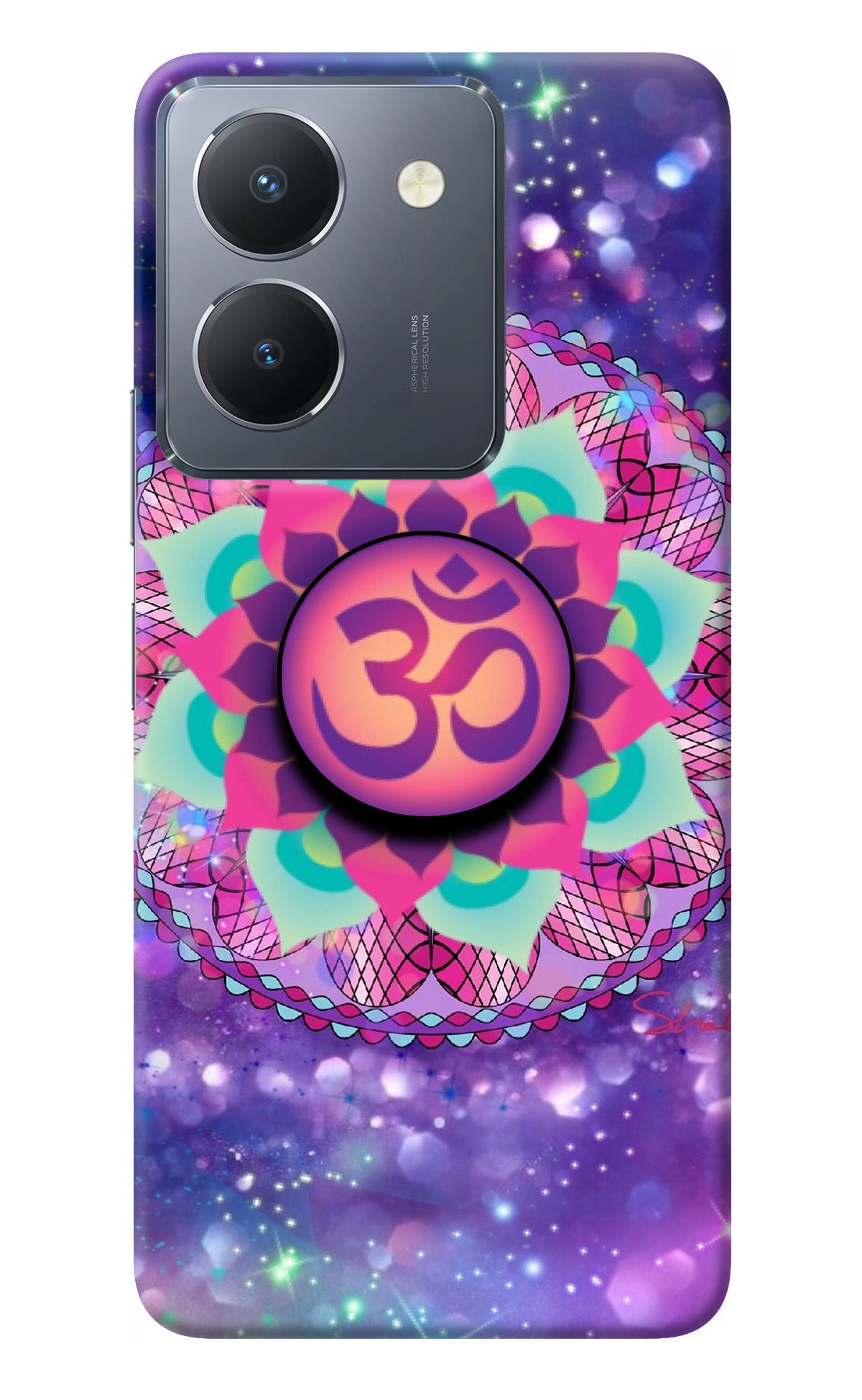 Om Purple Vivo Y36 Pop Case