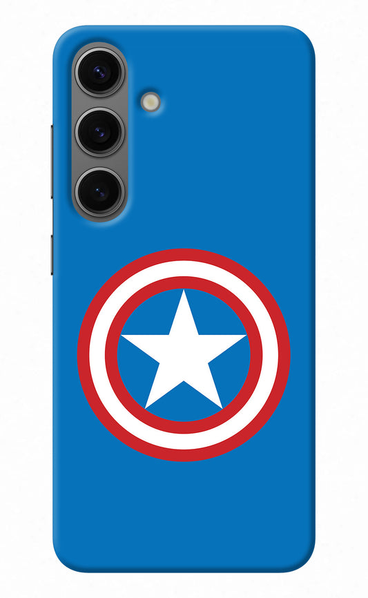 Captain America Logo Samsung S24 Back Cover