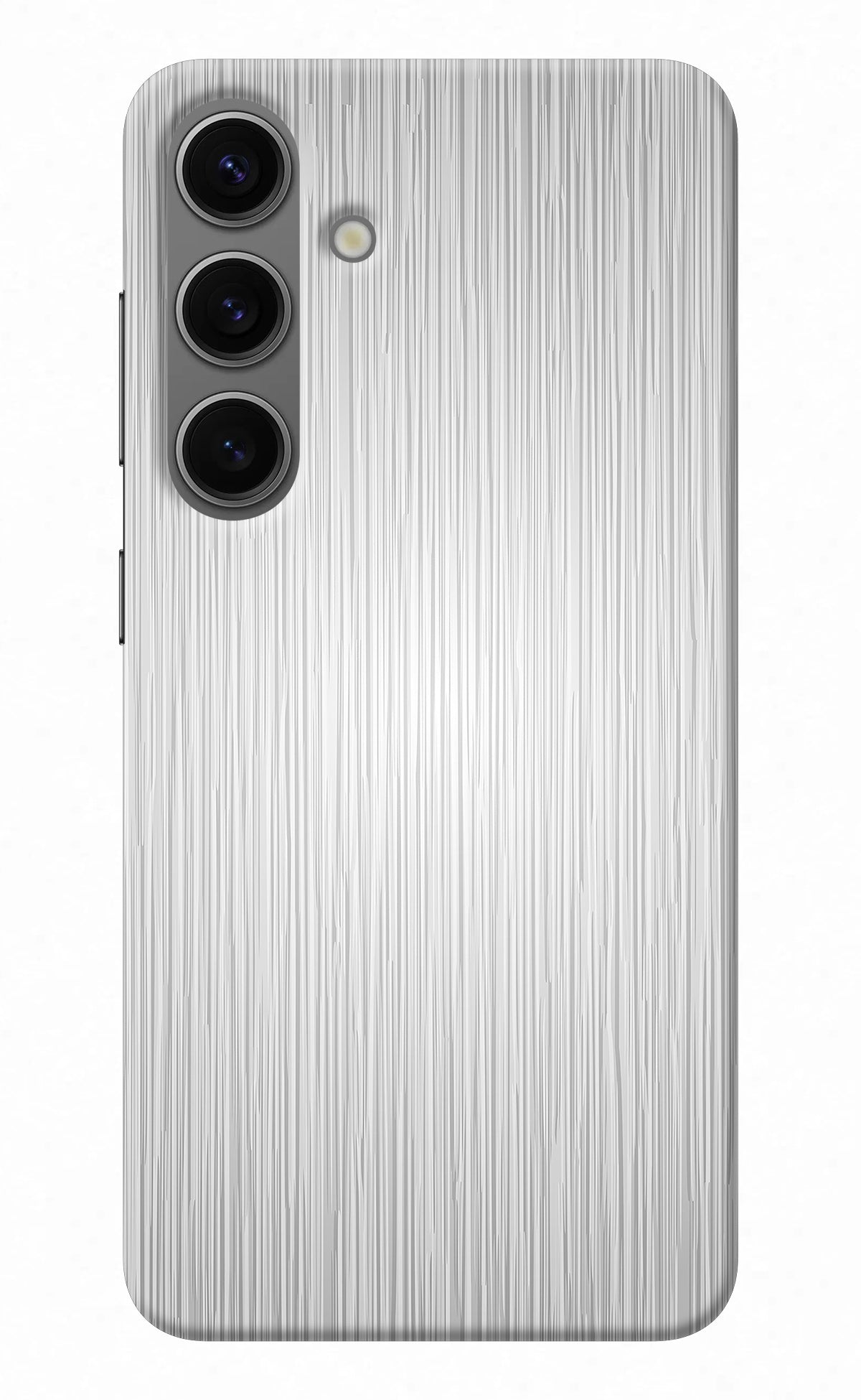 Wooden Grey Texture Samsung S24 Back Cover