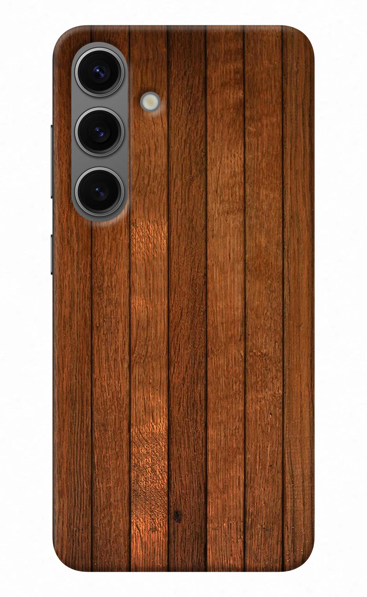 Wooden Artwork Bands Samsung S24 Back Cover