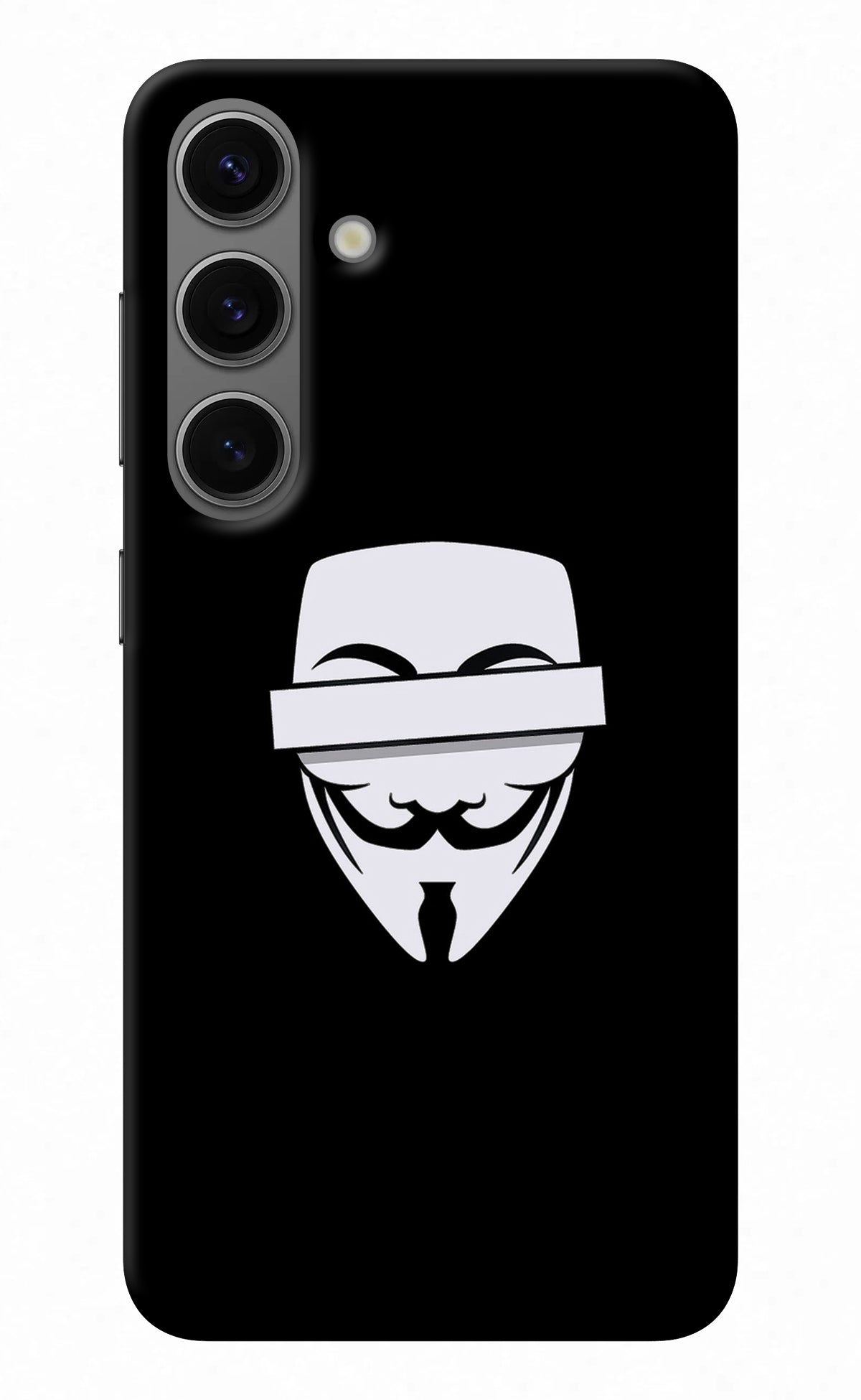 Anonymous Face Samsung S24 Back Cover