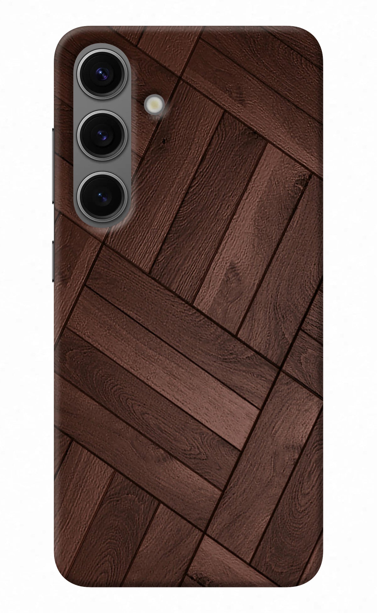 Wooden Texture Design Samsung S24 Back Cover