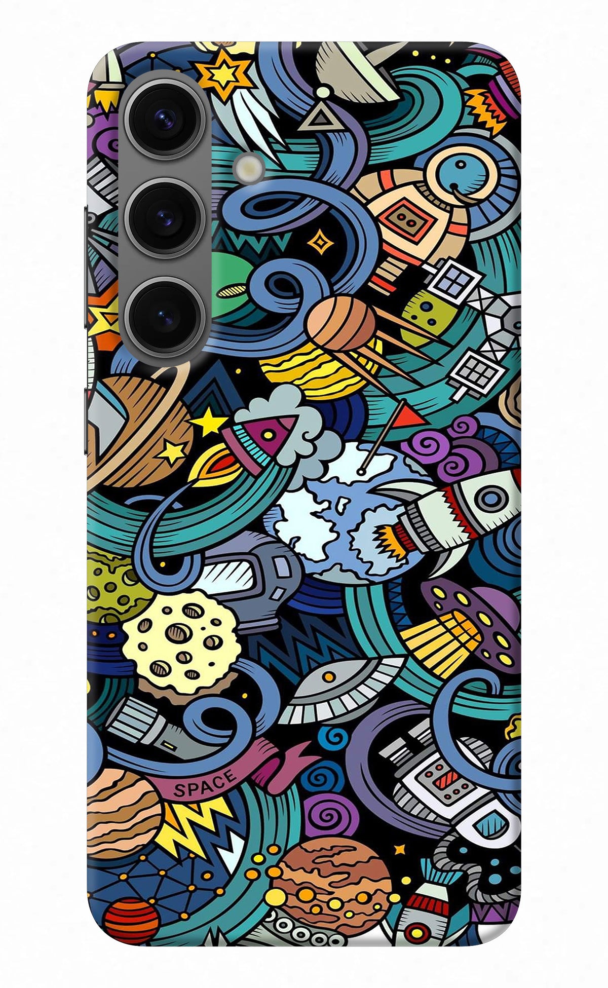 Space Abstract Samsung S24 Back Cover