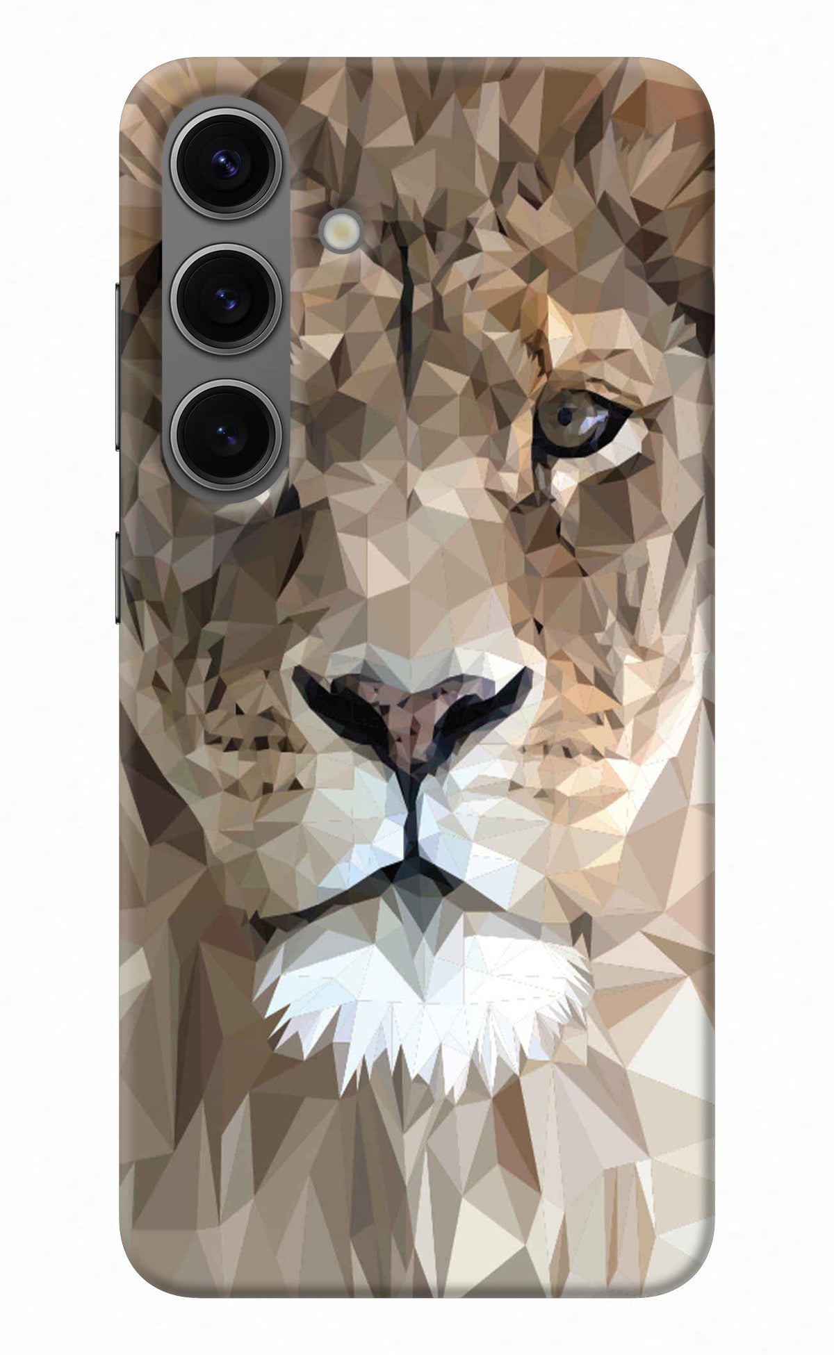 Lion Art Samsung S24 Back Cover