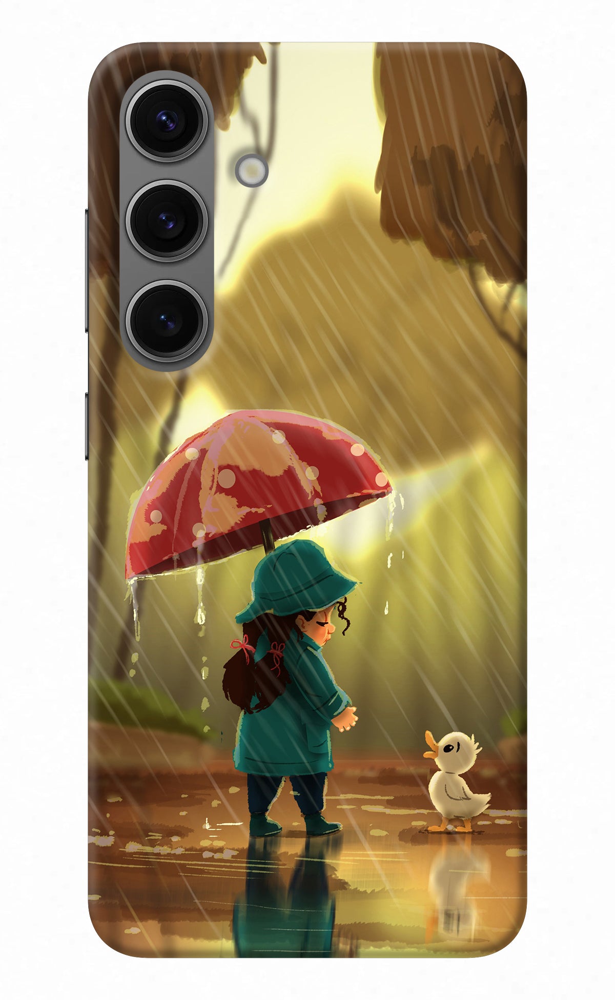 Rainy Day Samsung S24 Back Cover