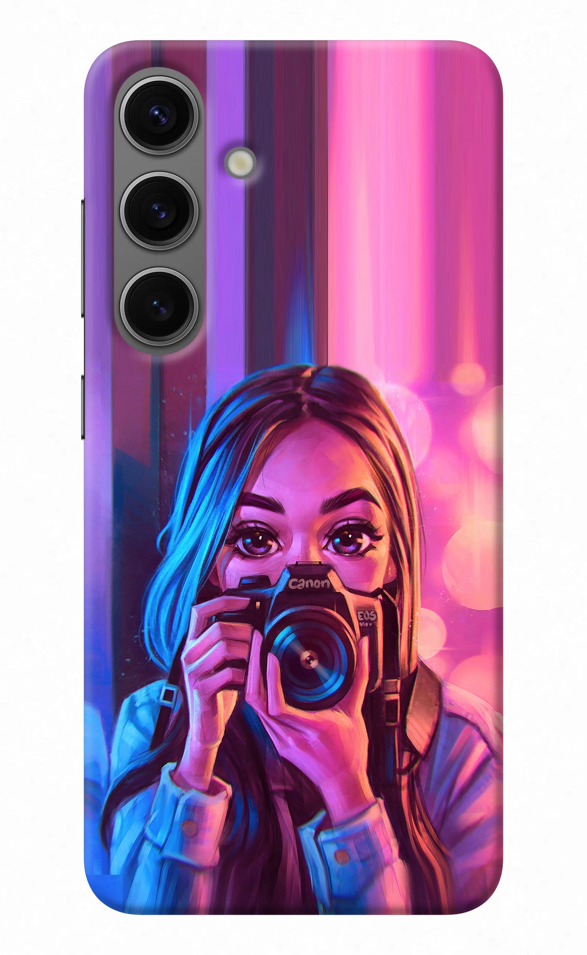 Girl Photographer Samsung S24 Back Cover