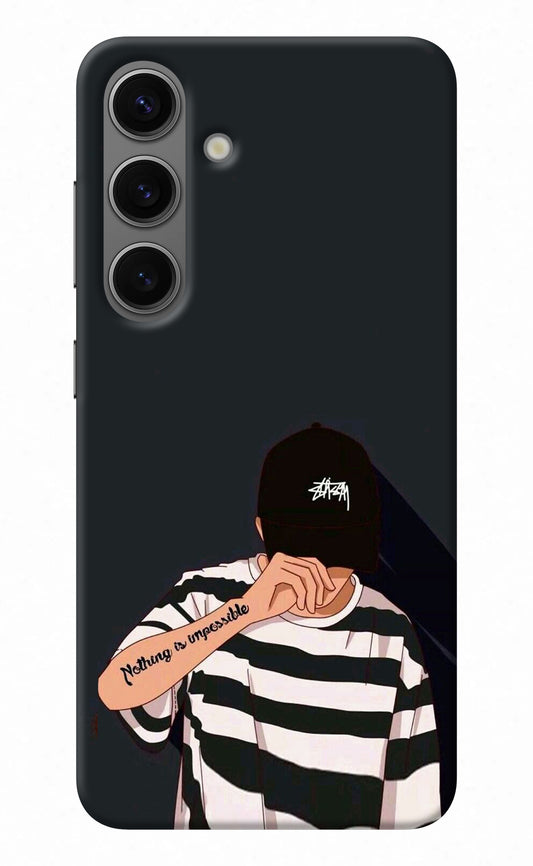 Aesthetic Boy Samsung S24 Back Cover