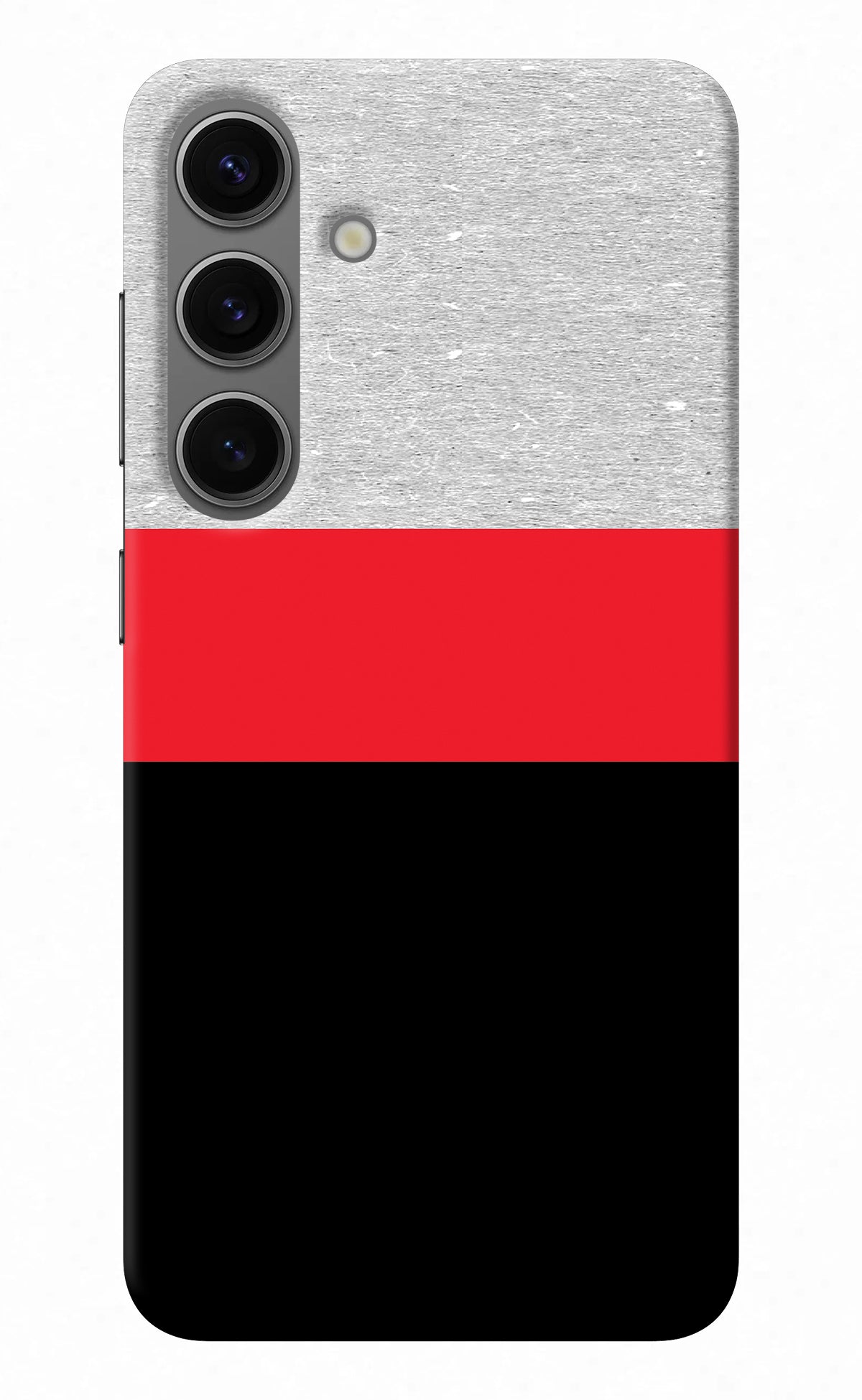 Tri Color Pattern Samsung S24 Back Cover