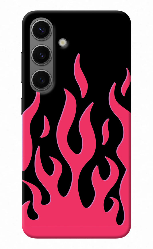 Fire Flames Samsung S24 Back Cover