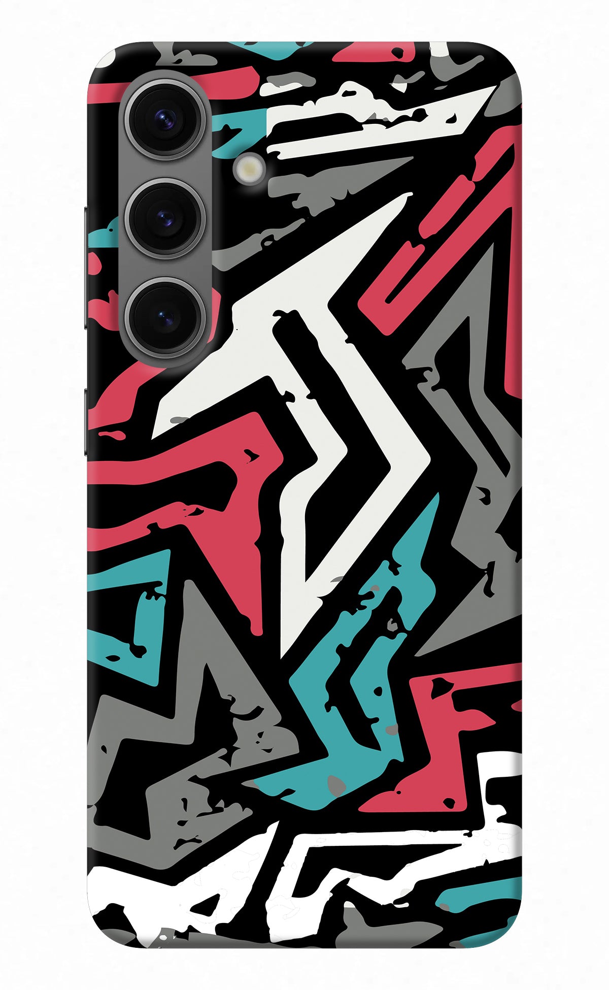 Geometric Graffiti Samsung S24 Back Cover
