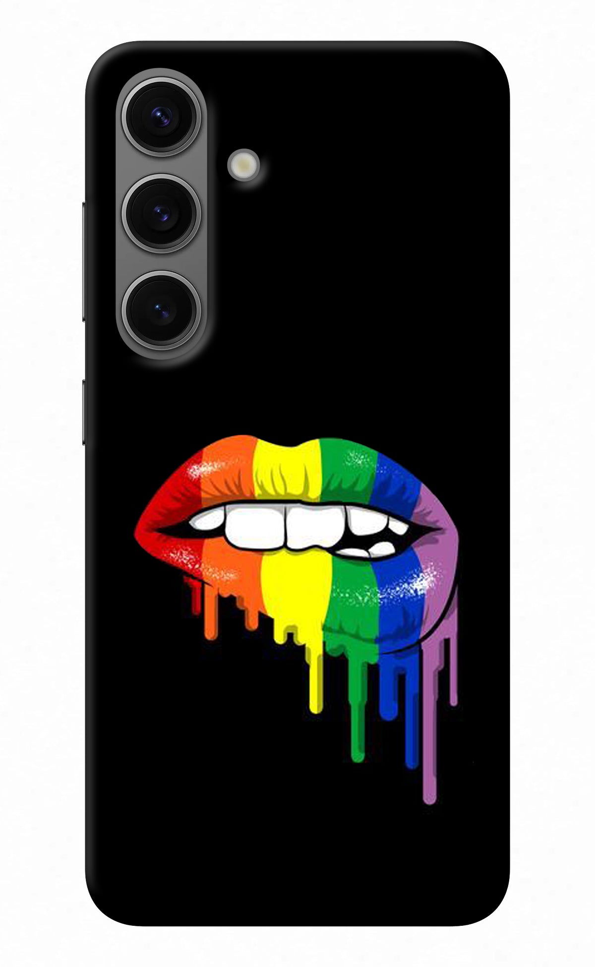 Lips Biting Samsung S24 Back Cover