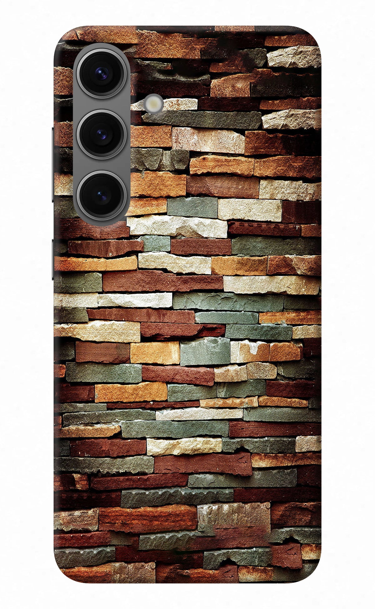 Bricks Pattern Samsung S24 Back Cover