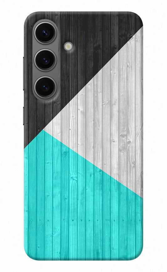 Wooden Abstract Samsung S24 Back Cover