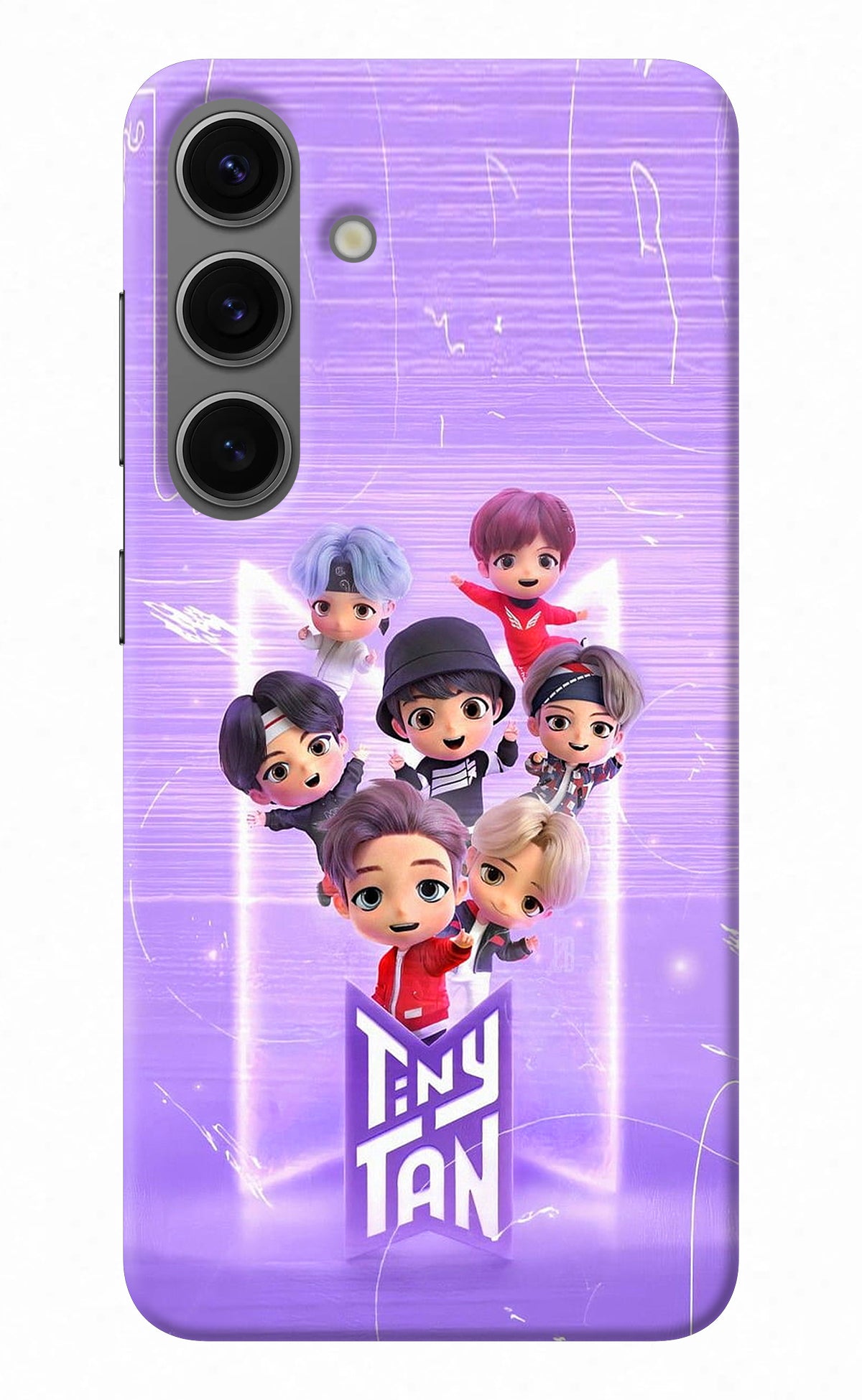 BTS Tiny Tan Samsung S24 Back Cover
