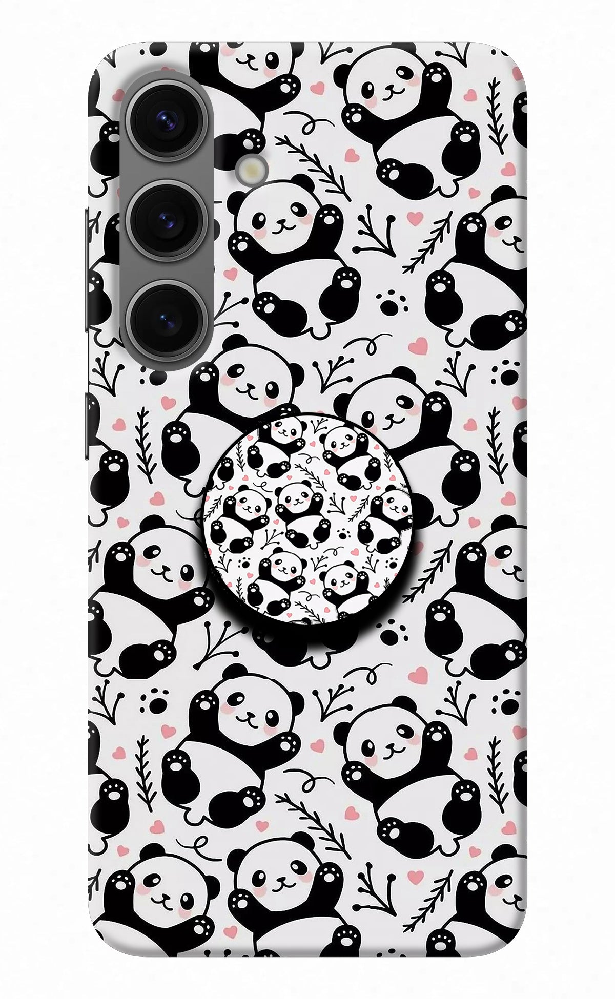 Cute Panda Samsung S24 Pop Case