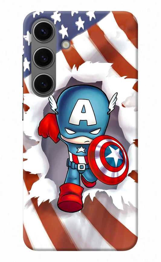 Captain America Samsung S24 Plus Back Cover