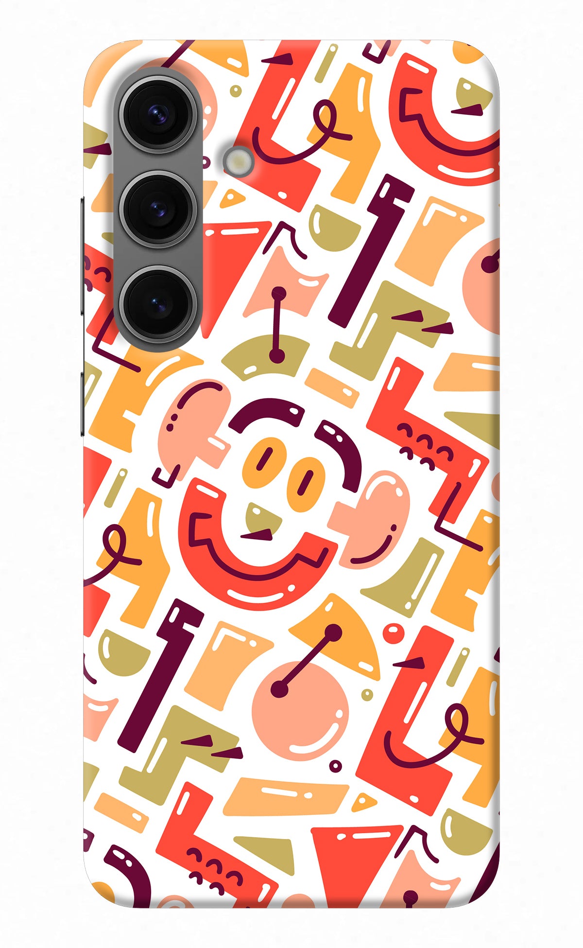 Doodle Pattern Samsung S24 Plus Back Cover