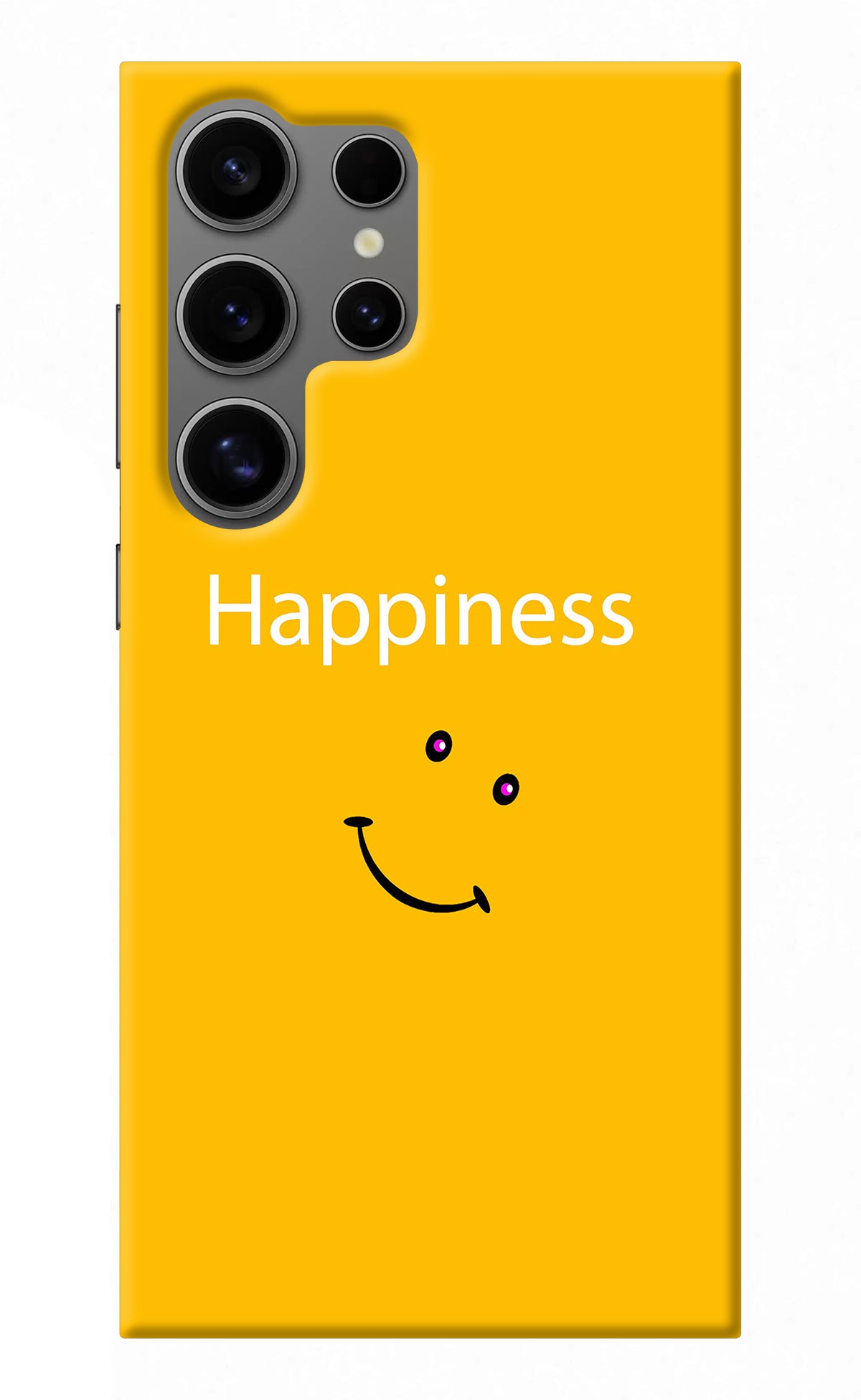 Happiness With Smiley Samsung S24 Ultra Back Cover
