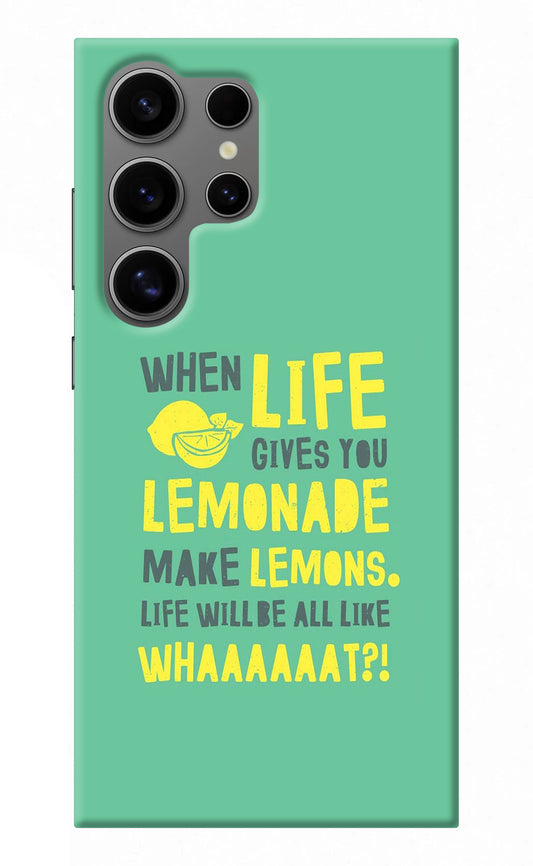 Quote Samsung S24 Ultra Back Cover