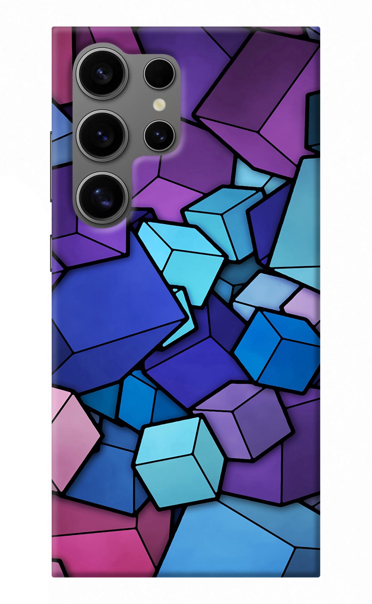 Cubic Abstract Samsung S24 Ultra Back Cover