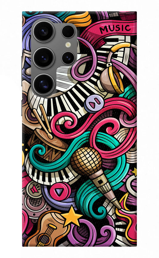 Music Abstract Samsung S24 Ultra Back Cover