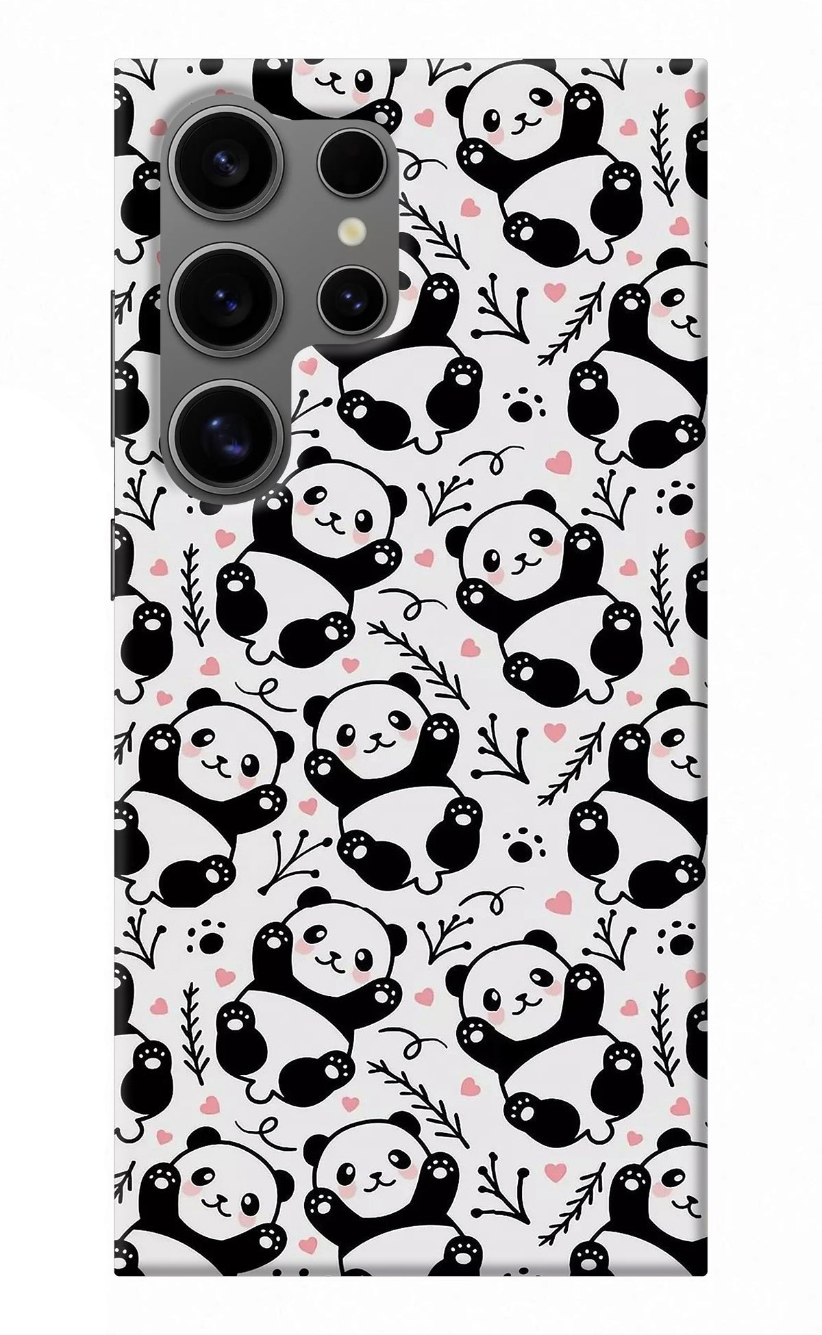 Cute Panda Samsung S24 Ultra Back Cover