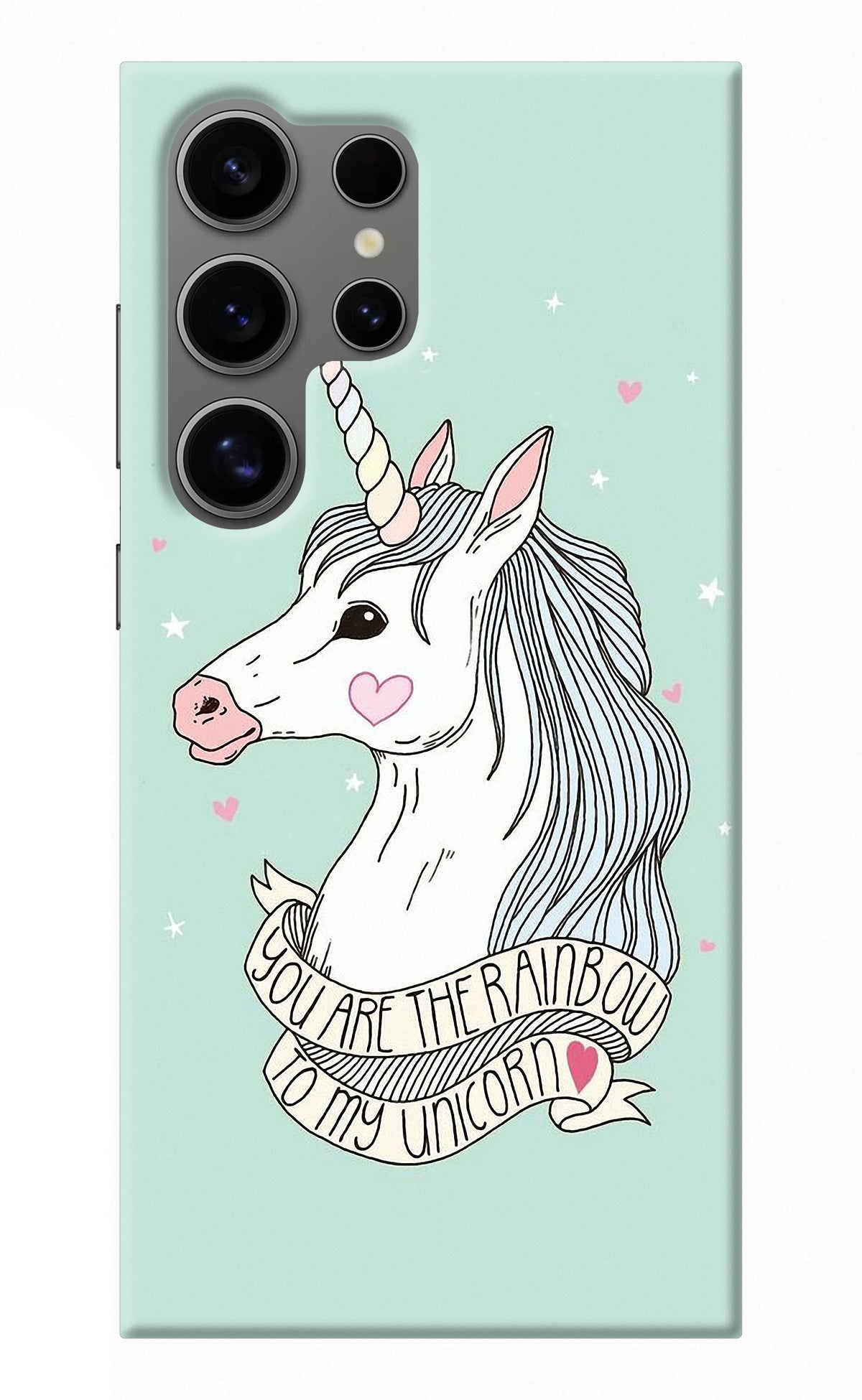 Unicorn Wallpaper Samsung S24 Ultra Back Cover