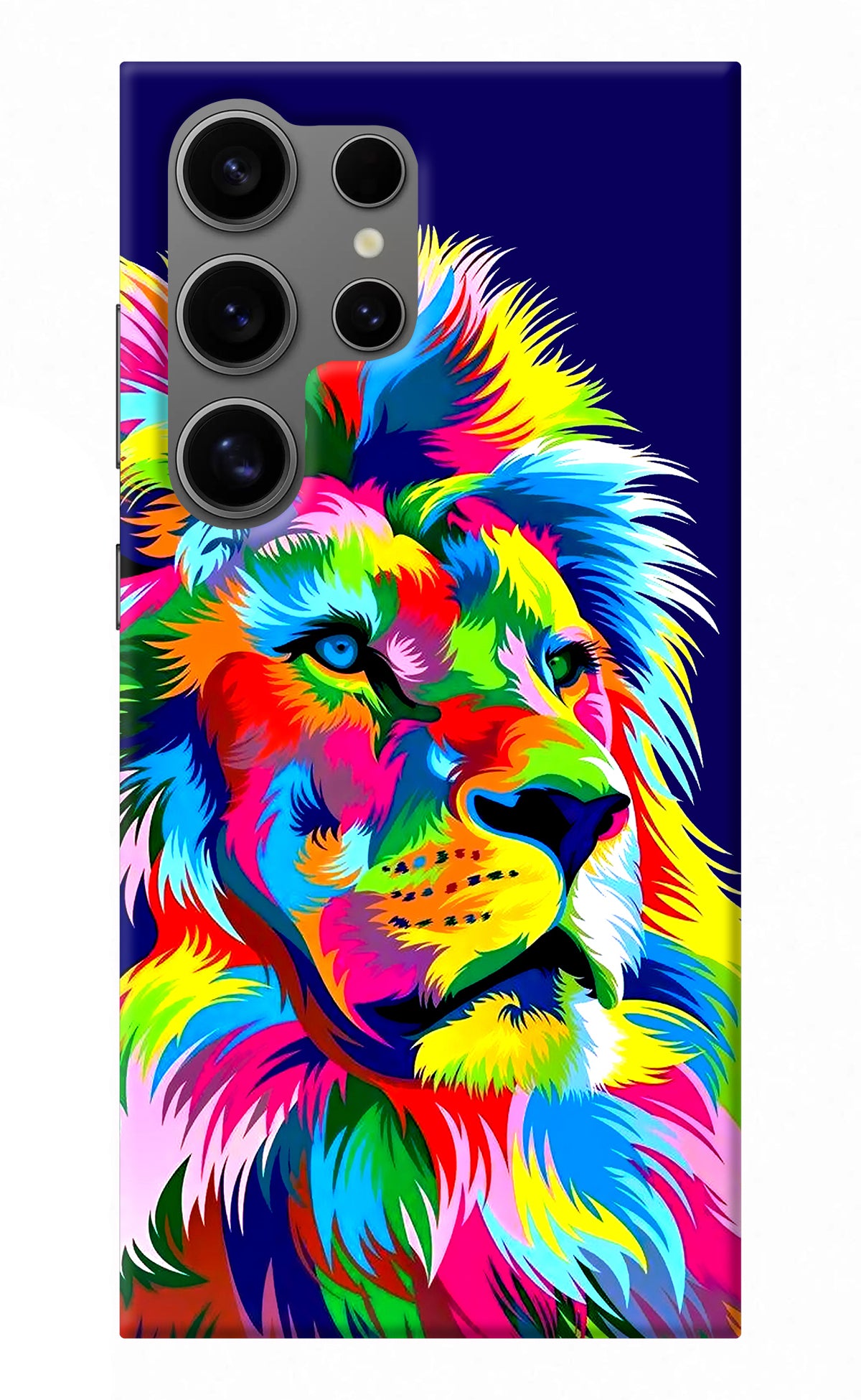 Vector Art Lion Samsung S24 Ultra Back Cover