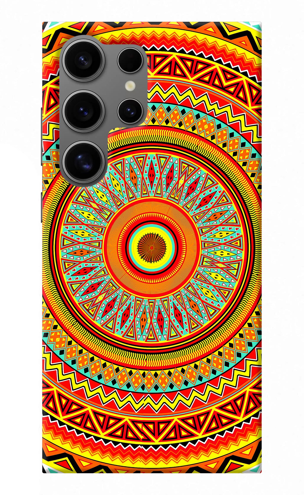 Mandala Pattern Samsung S24 Ultra Back Cover