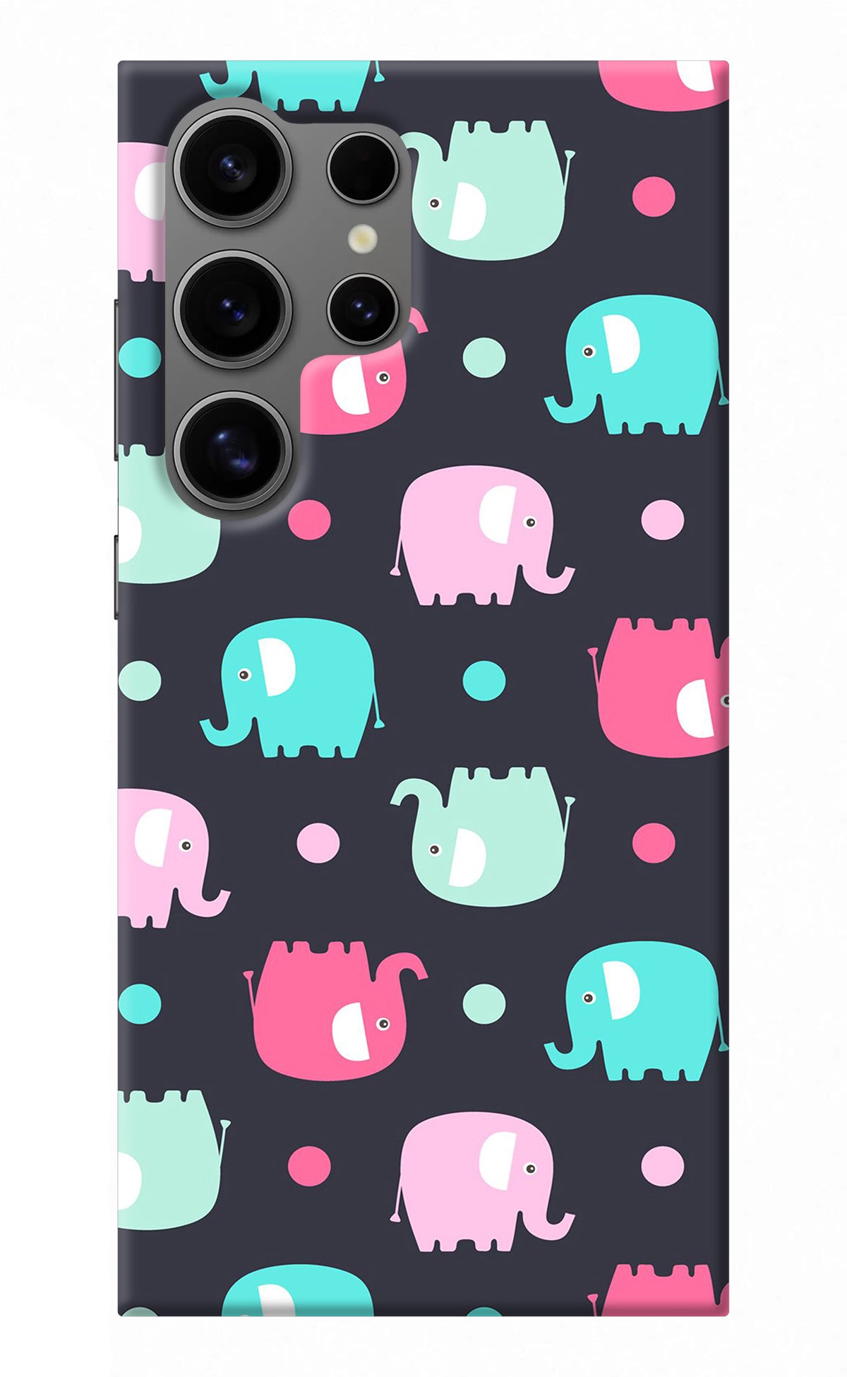 Elephants Samsung S24 Ultra Back Cover