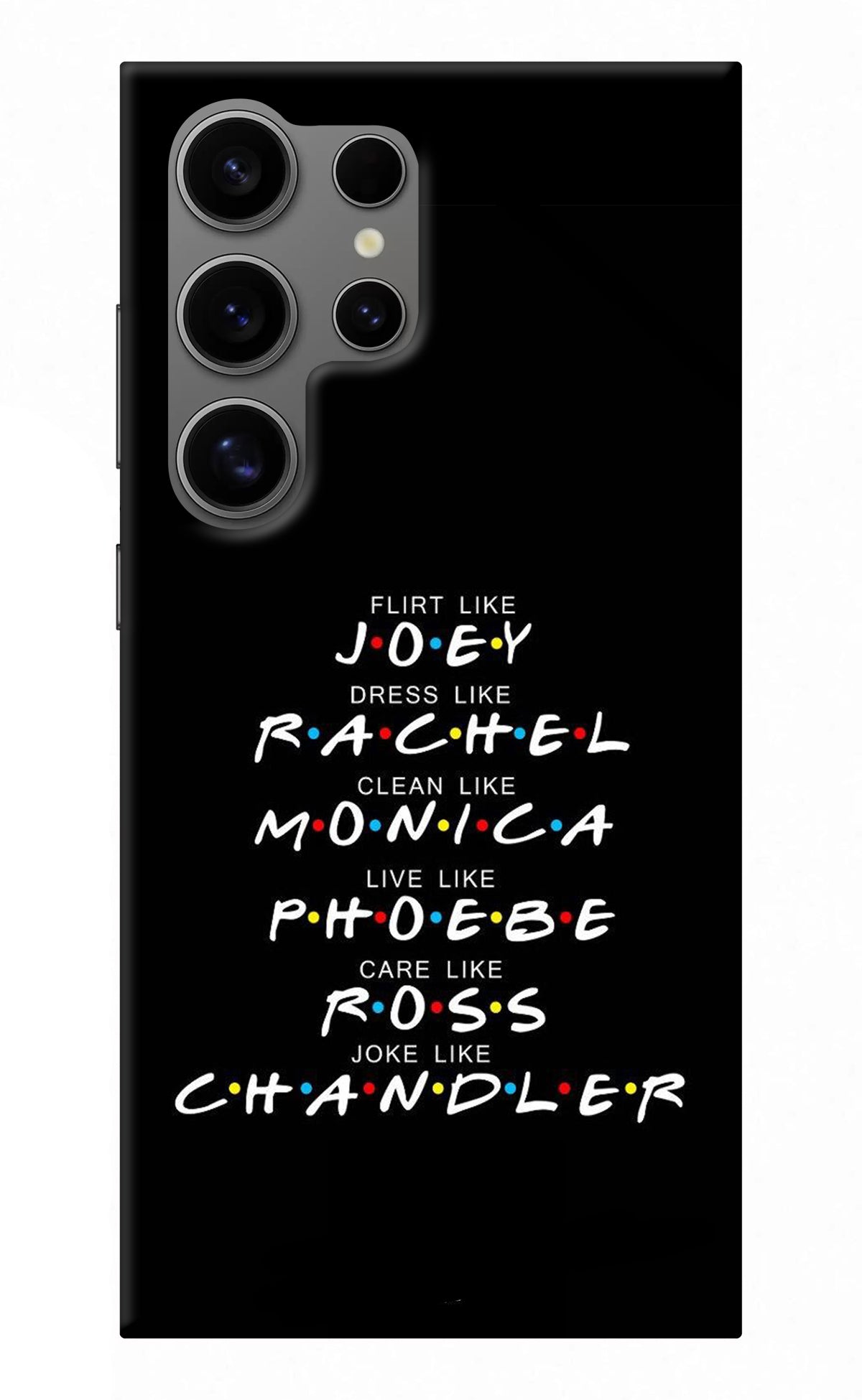 FRIENDS Character Samsung S24 Ultra Back Cover