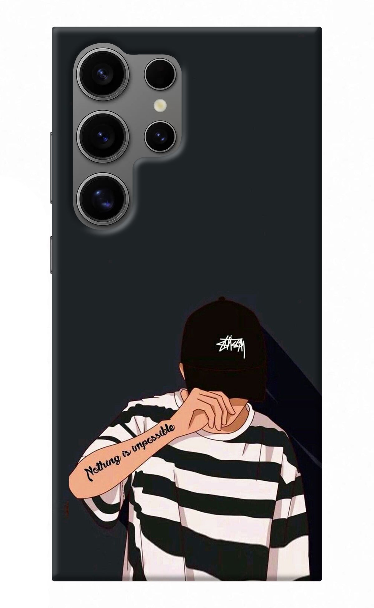 Aesthetic Boy Samsung S24 Ultra Back Cover