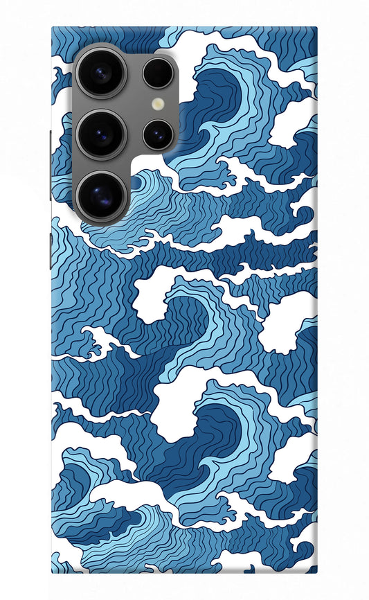 Blue Waves Samsung S24 Ultra Back Cover