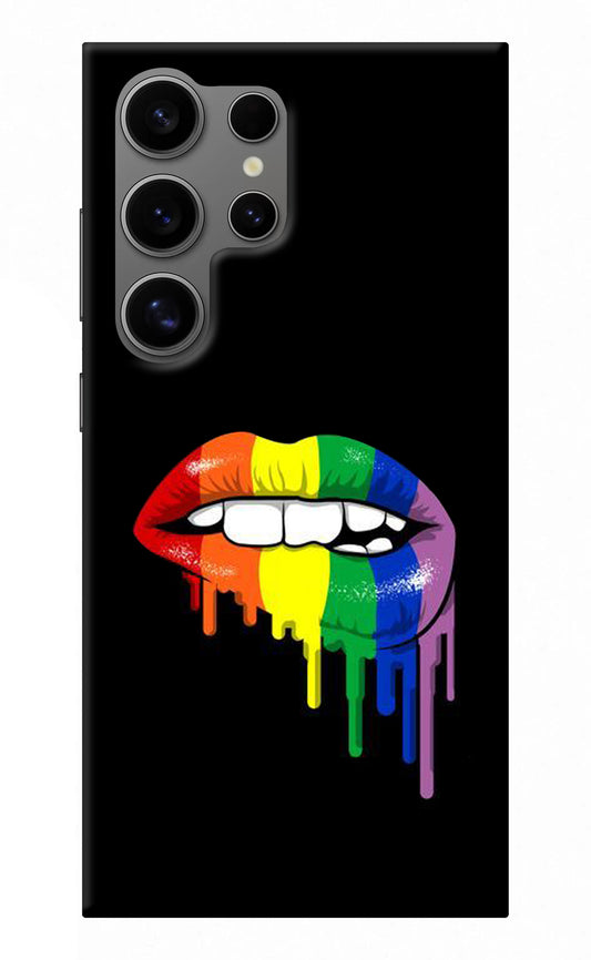 Lips Biting Samsung S24 Ultra Back Cover