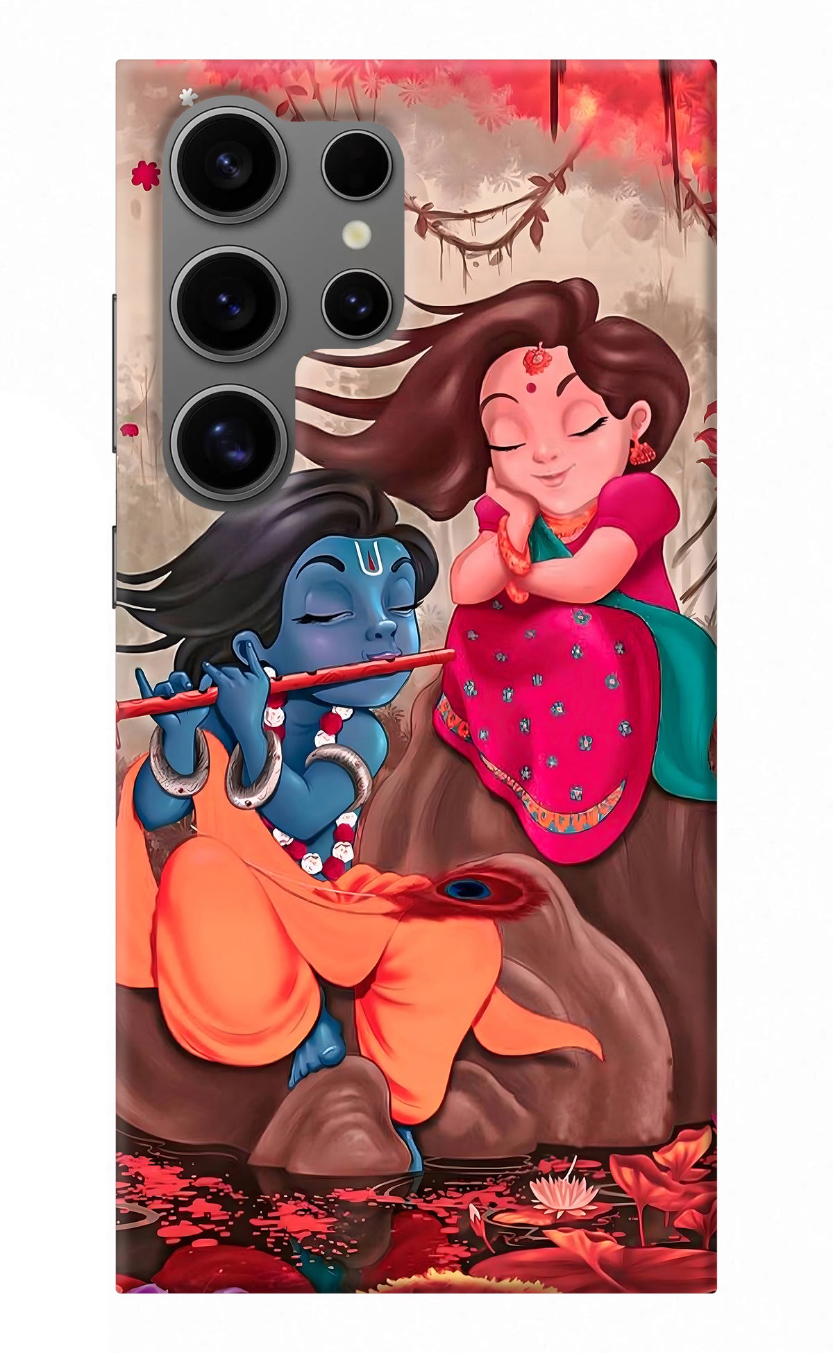 Radhe Krishna Samsung S24 Ultra Back Cover