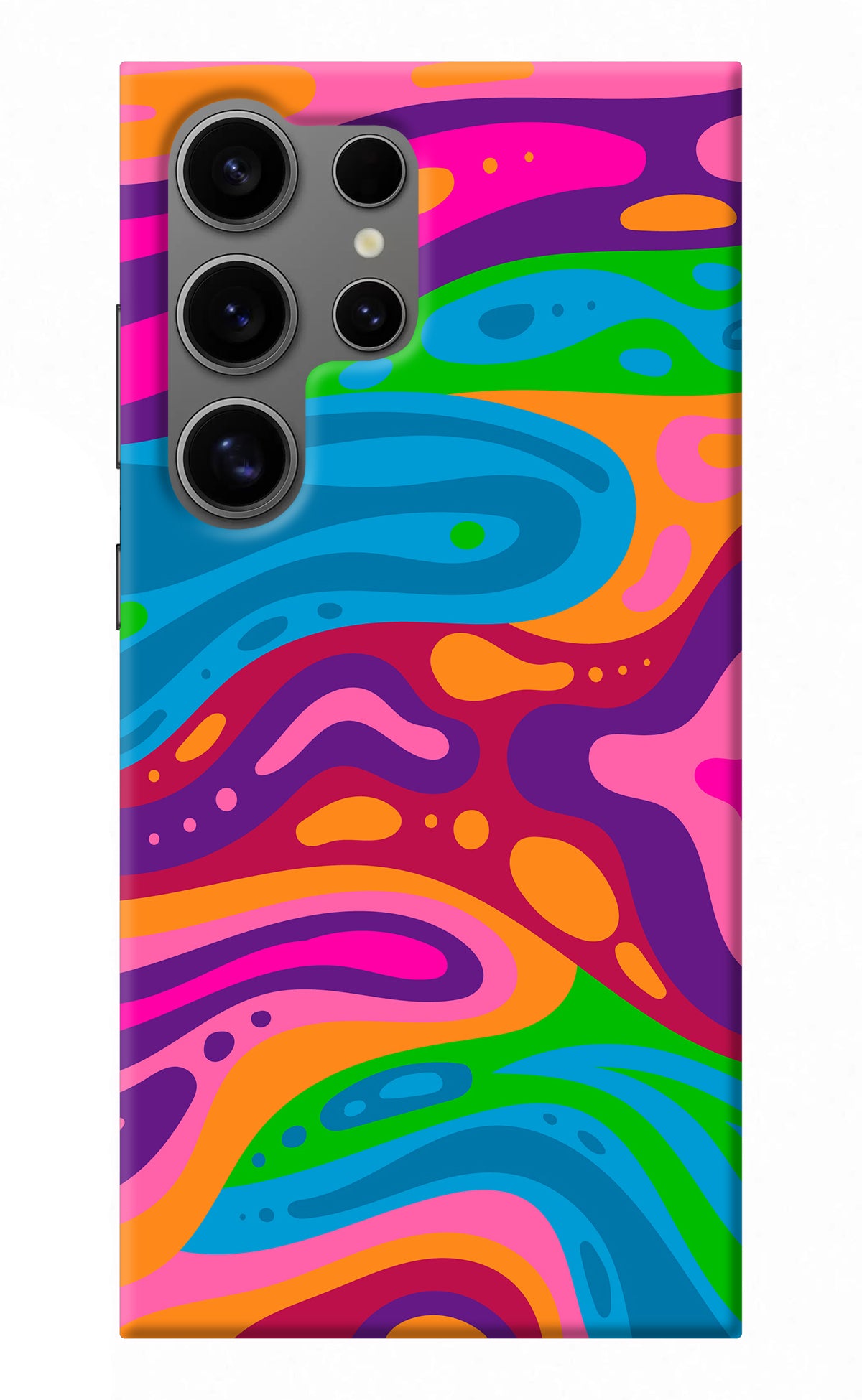 Trippy Pattern Samsung S24 Ultra Back Cover