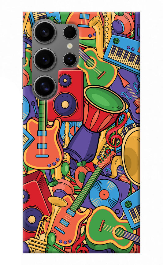 Music Instrument Doodle Samsung S24 Ultra Back Cover